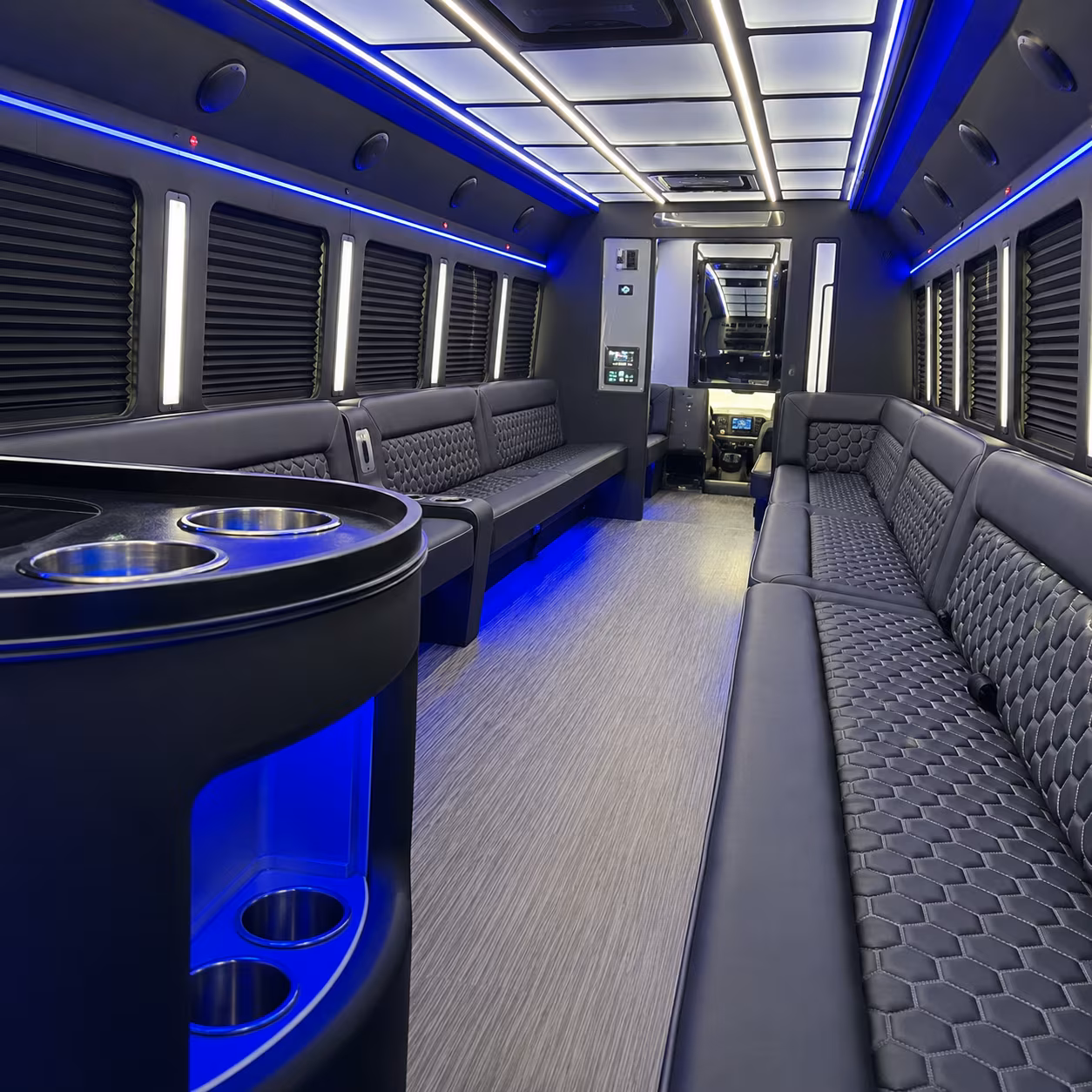 affordable lakeland prom party bus prices split across your group